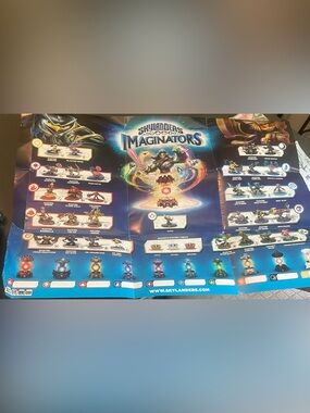 Skylanders imaginations poster vintage rare see pics for wear